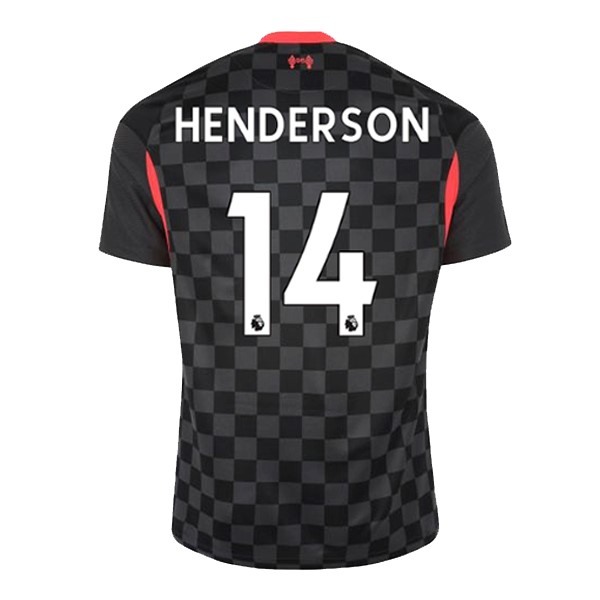 Maglia Liverpool NO.14 Henderson 3ª 2020-2021 Nero